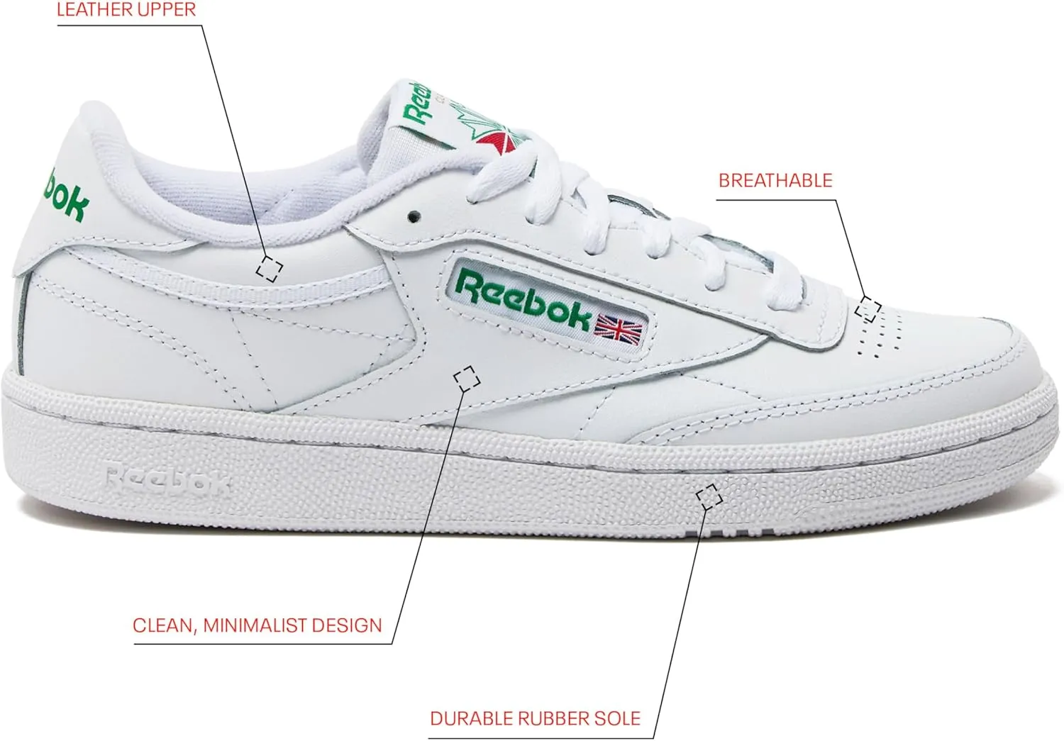 Reebok Men's Club C 85 Tennis Sneaker