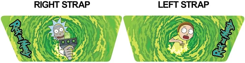 Rick and Morty Portal Unisex Adult Slides Adjustable Flip Flop Sandals Officially Licensed Hypd Slydr Switch™