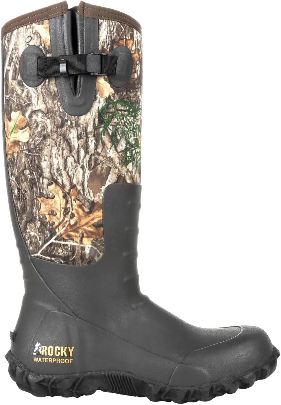 ROCKY Mens Core Round Toe Pull On Casual Boots Over the Knee - Green