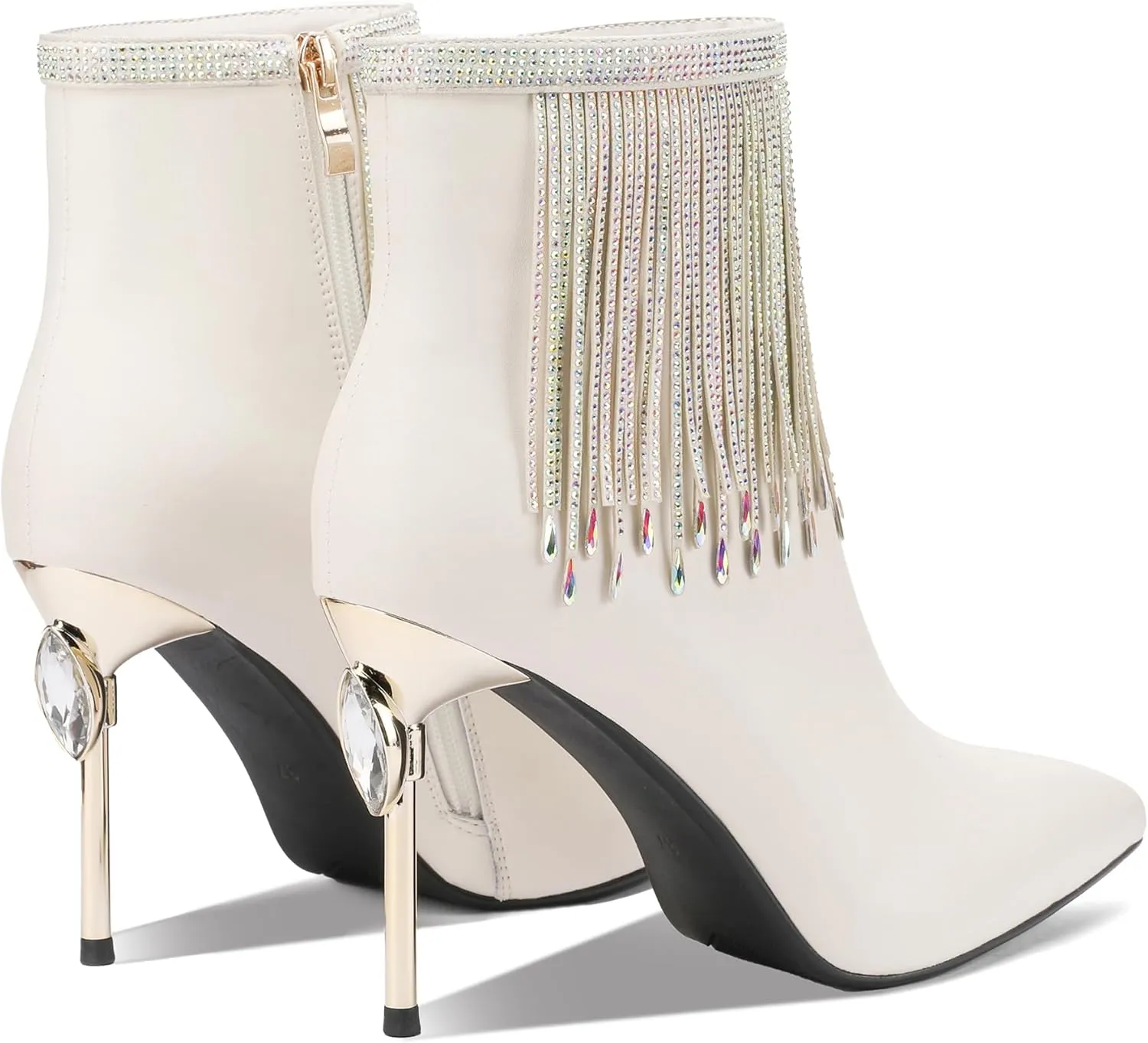 Sexy Dress Stiletto Booties for Women Pointed Toe Ankle Boots