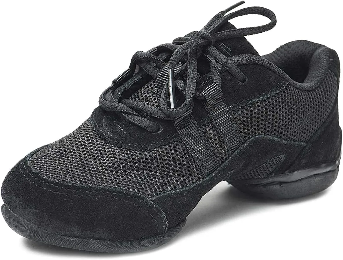 Skazz by Sansha Unisex-Child Dance Studio Exercise Sneakers Canvas Mesh Suede Split-Sole Airy (US 13 / Skazz G M)