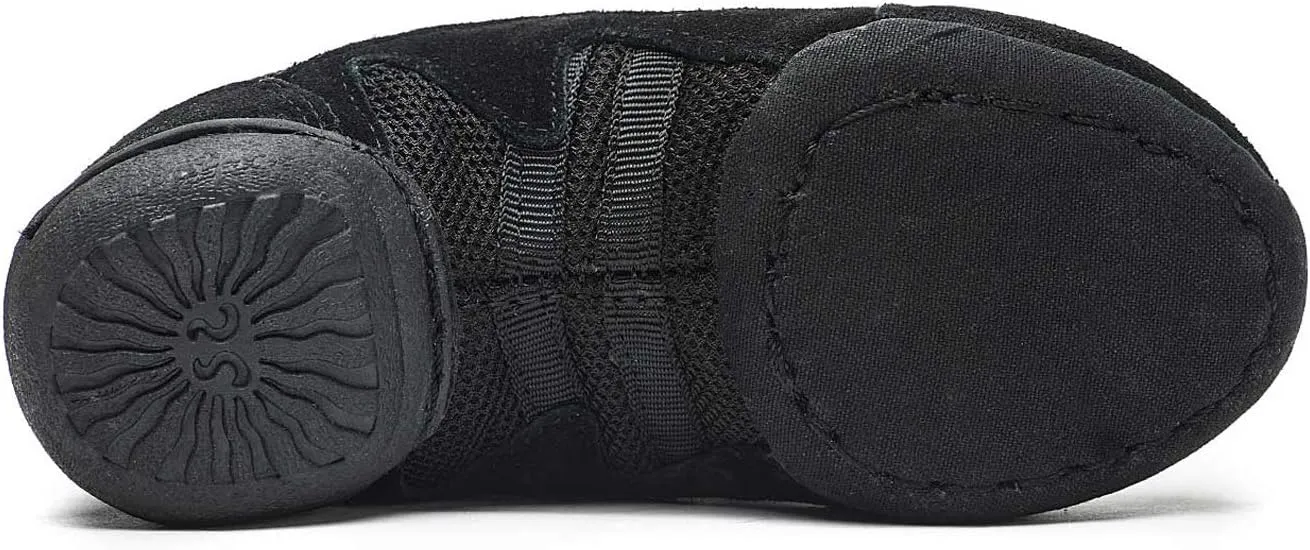 Skazz by Sansha Unisex-Child Dance Studio Exercise Sneakers Canvas Mesh Suede Split-Sole Airy (US 13 / Skazz G M)