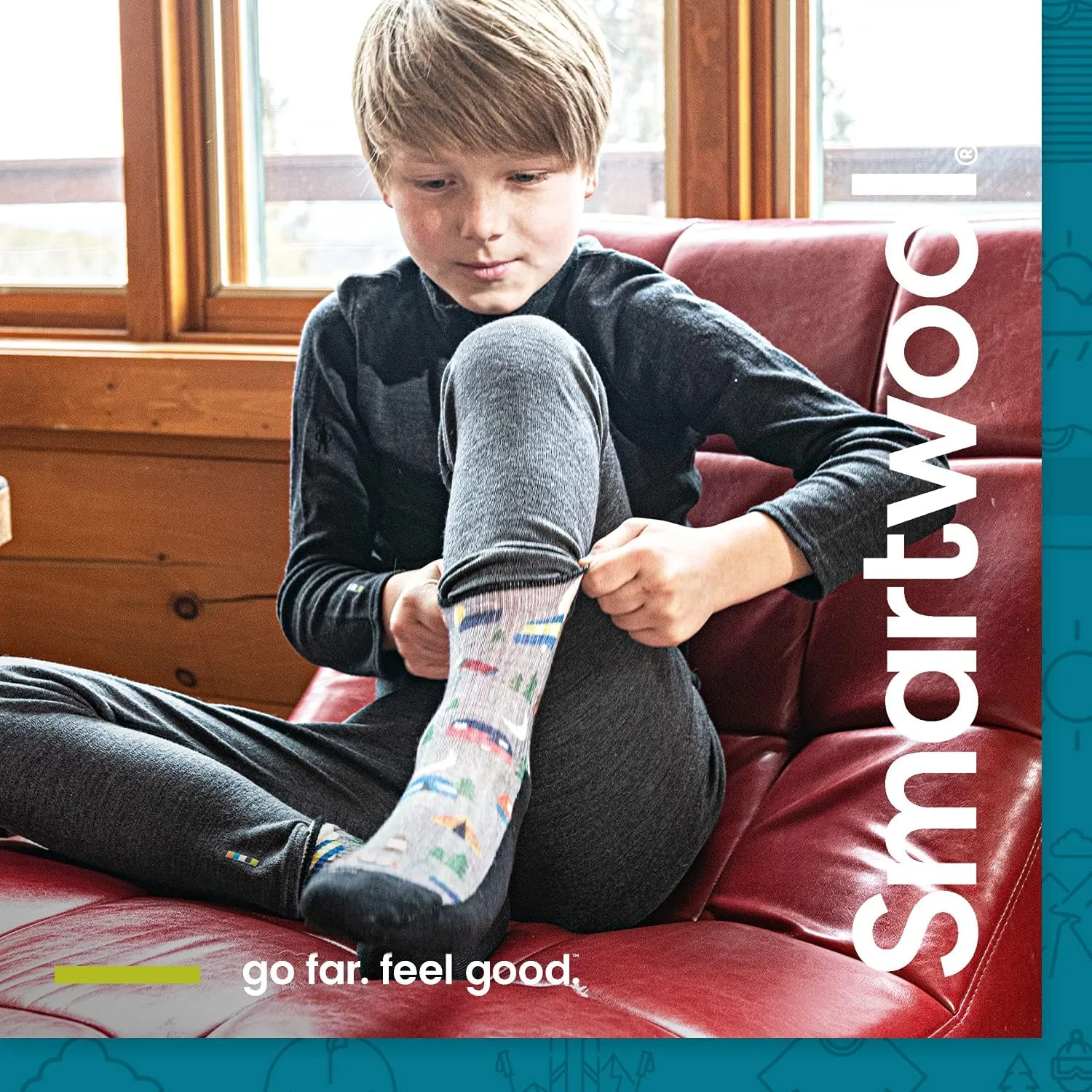 Smartwool Children's Wintersport Full Cushion Ski Day Otc