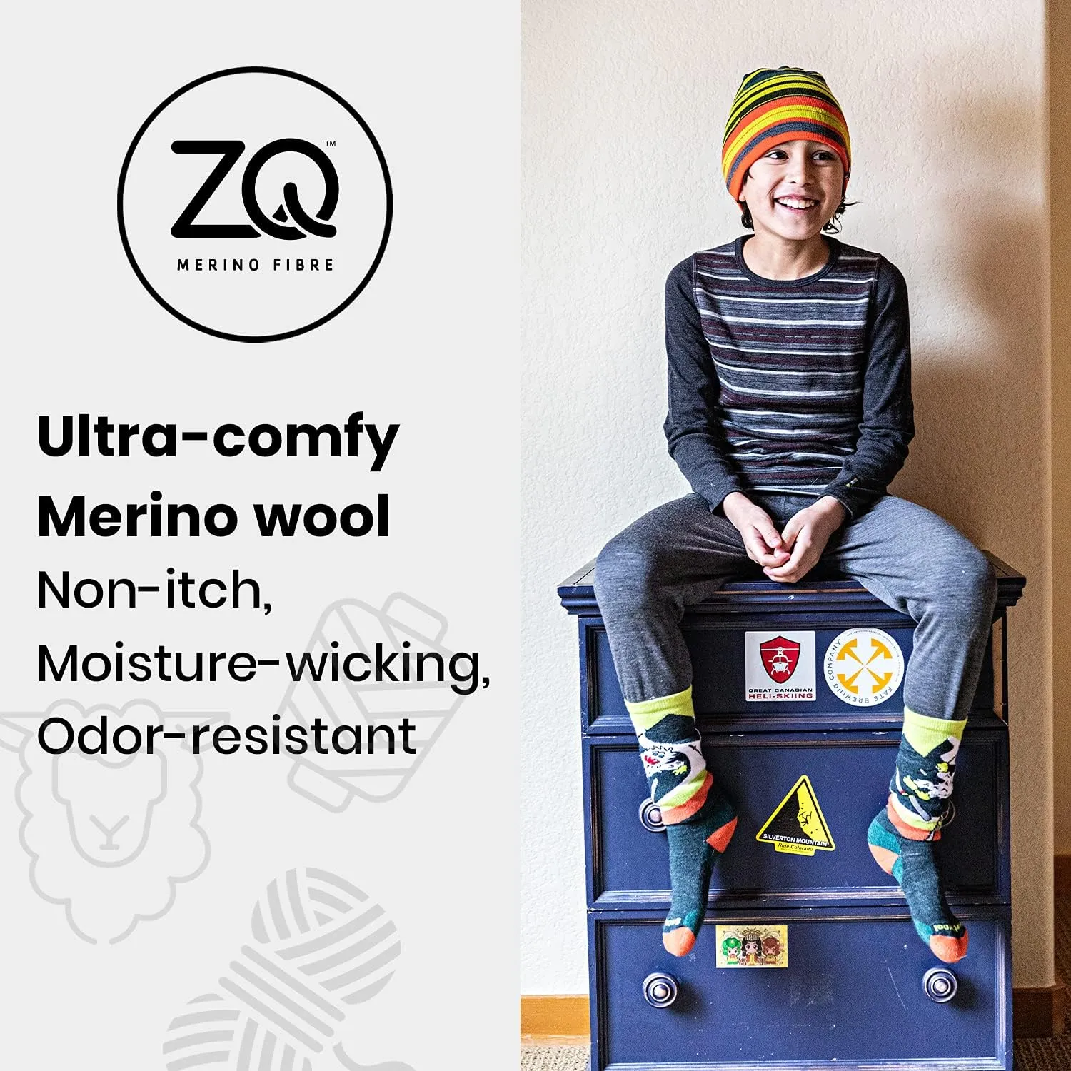 Smartwool Children's Wintersport Full Cushion Ski Day Otc