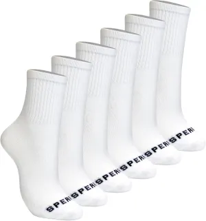 Sperry Women’s 6-Pack Mini Crew Socks – Soft & Breathable Short Crew Socks, High Quarter Socks for All-Day Comfort