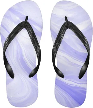 SPRIPORT Marble Slim Flip Flops for Women Men Comfortable Casual Thong Cushion Sandals with Non-Slip Rubber Sole Outdoor Sandals for Walking Beach Summer
