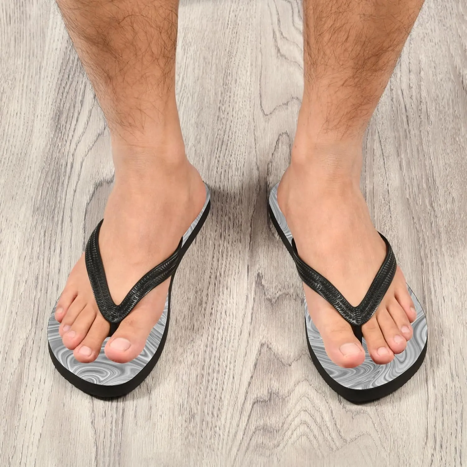SPRIPORT Tie Dye Slim Flip Flops for Women Men Comfortable Casual Thong Cushion Sandals with Non-Slip Rubber Sole Flat Sandals for Beach Summer Walking