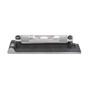Starrett Machinists' Level with Ground and Graduated Main Vial - Enhanced Accuracy for Perfect Surface Alignment - 6" Length, 1-3/16" Width, Without Case - 98-6