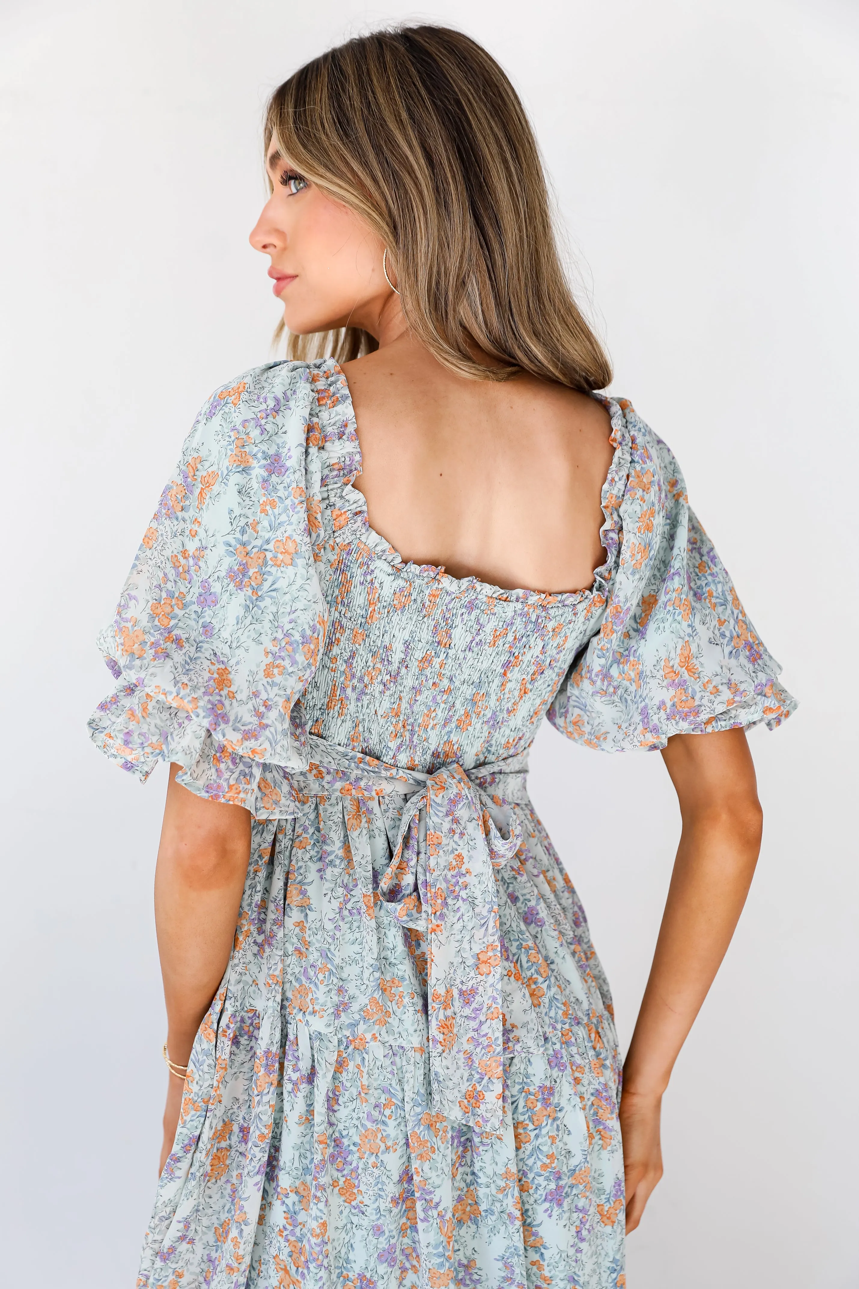 Start Of Forever Floral Midi Dress