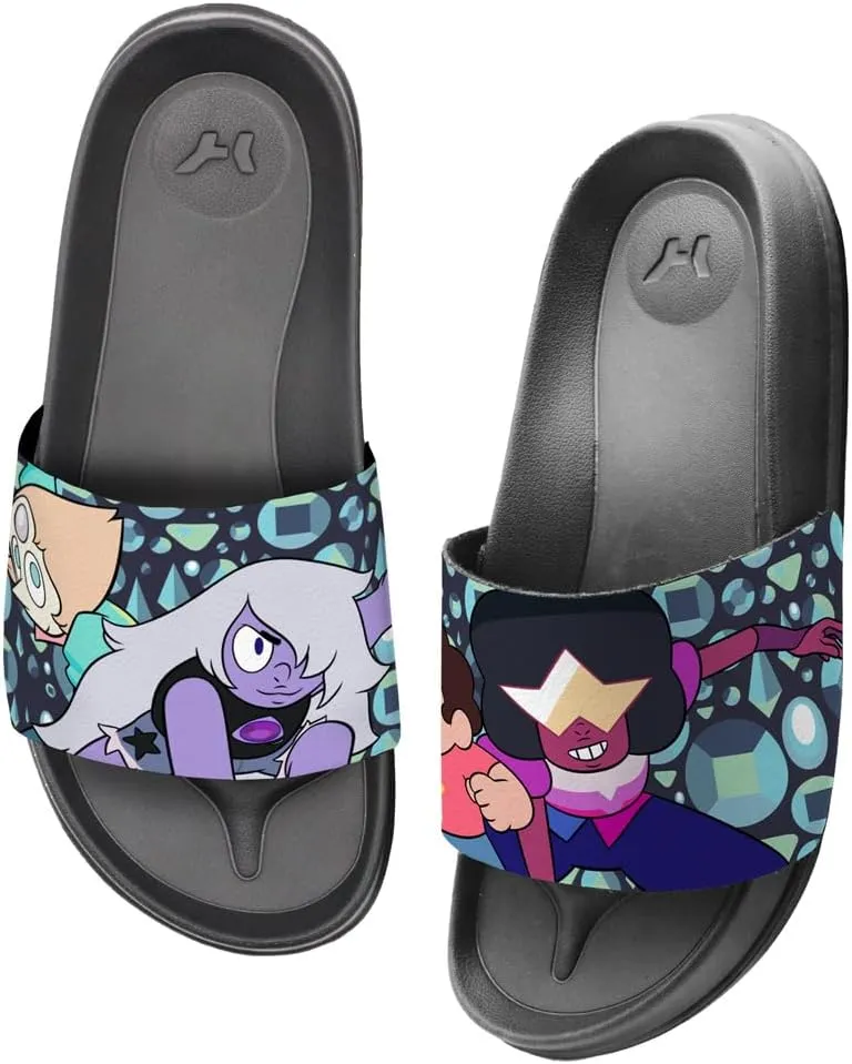 Steven Universe Pose Off Unisex Adult Slides Adjustable Flip Flop Sandals Officially Licensed Hypd Slydr Switch™