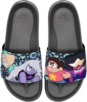 Steven Universe Pose Off Unisex Adult Slides Adjustable Flip Flop Sandals Officially Licensed Hypd Slydr Switch™