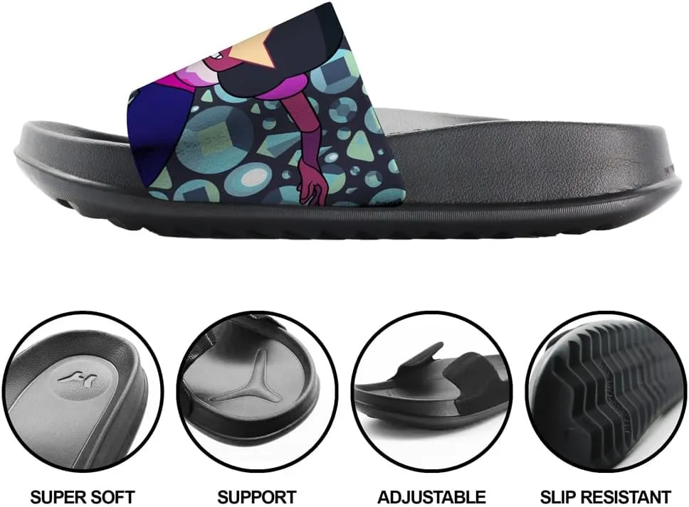 Steven Universe Pose Off Unisex Adult Slides Adjustable Flip Flop Sandals Officially Licensed Hypd Slydr Switch™