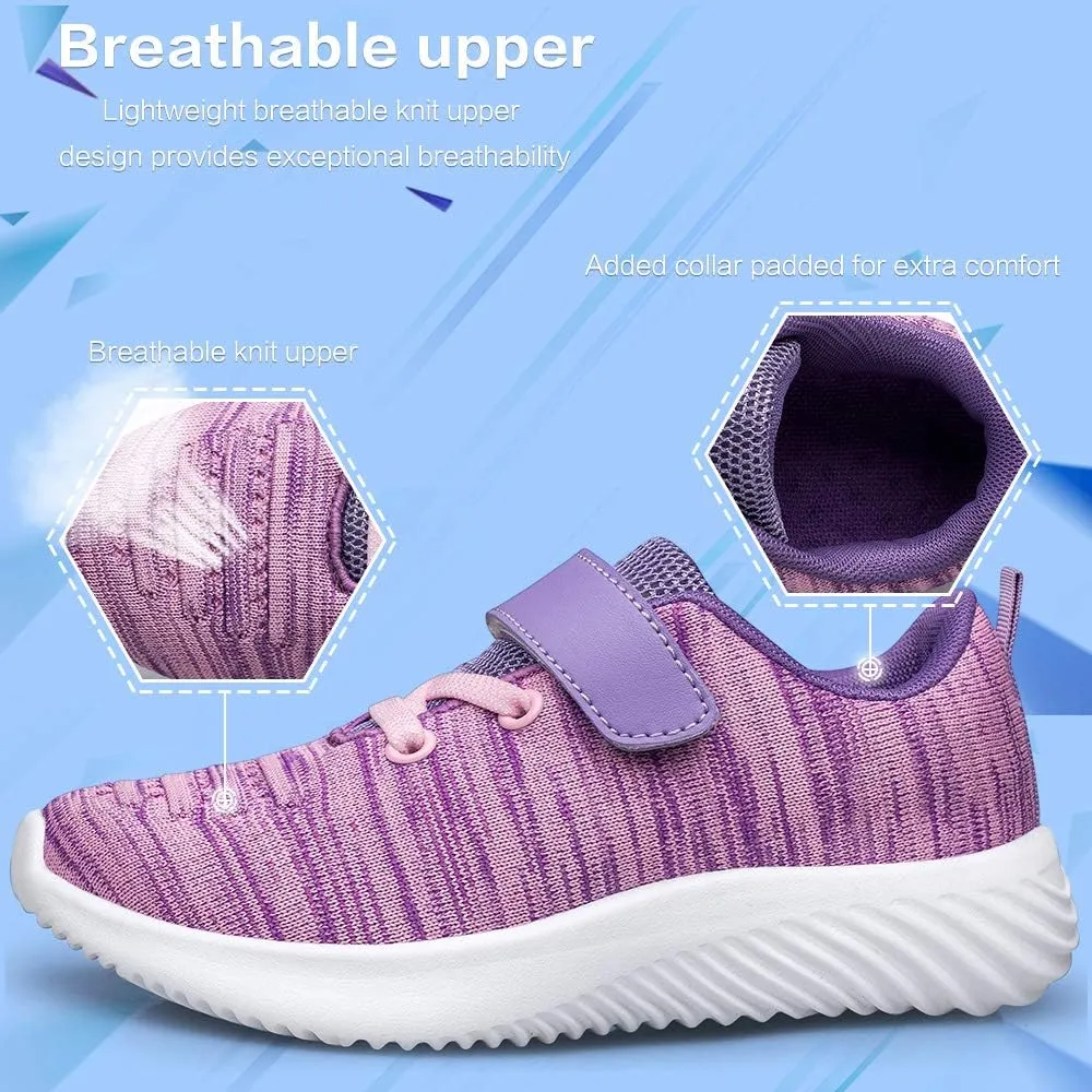 Toddler Little Kid Sneakers Boys Girls Cute Strap Walking Athletic Running Sports Shoes