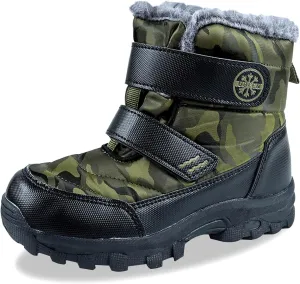 UBFEN Kids Snow Boots Boys Girls Winter Warm Waterproof Outdoor Slip Resistant Cold Weather Unisex Shoes (Toddler/Little Kid/Big Kid)