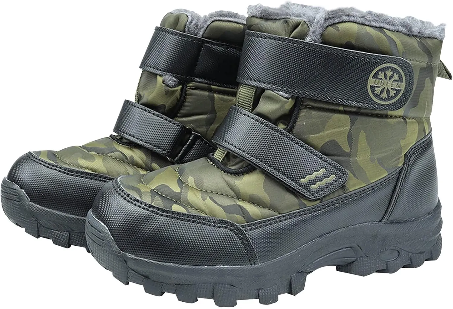 UBFEN Kids Snow Boots Boys Girls Winter Warm Waterproof Outdoor Slip Resistant Cold Weather Unisex Shoes (Toddler/Little Kid/Big Kid)