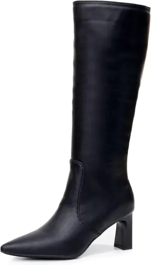 VenusCelia Women's Knee High Stretchy Fashion Boots