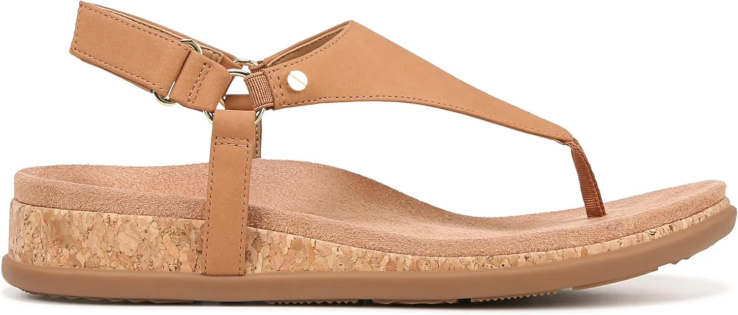 Vionic Women's Copal Kirra Fashionable Strappy Flat Sandals-Supportive Ladies Comfort Sandals That Includes a Concealed Orthotic Insole Sizes 5-12
