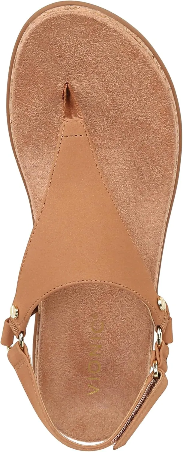 Vionic Women's Copal Kirra Fashionable Strappy Flat Sandals-Supportive Ladies Comfort Sandals That Includes a Concealed Orthotic Insole Sizes 5-12