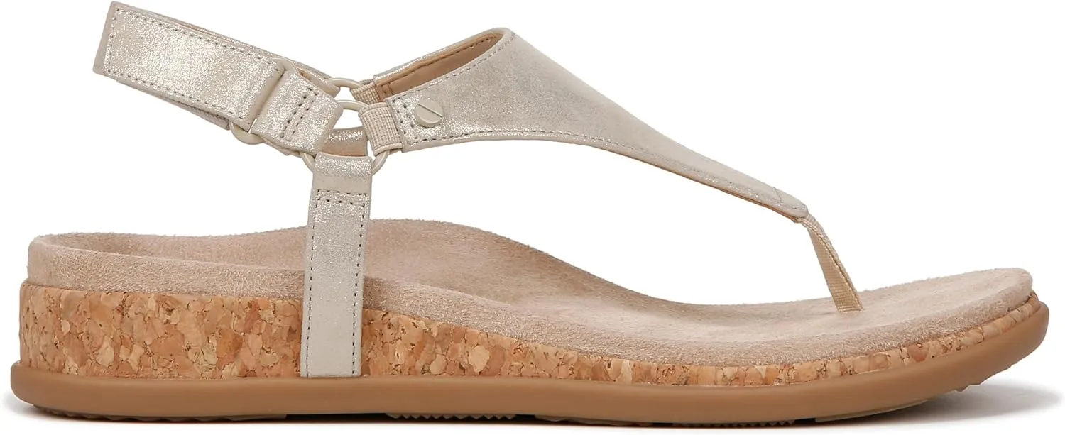 Vionic Women's Copal Kirra Fashionable Strappy Flat Sandals-Supportive Ladies Comfort Sandals That Includes a Concealed Orthotic Insole Sizes 5-12