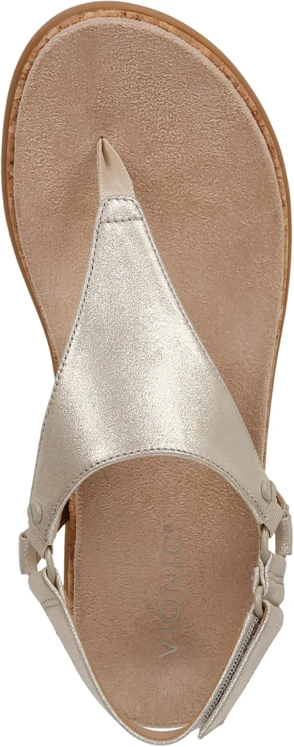 Vionic Women's Copal Kirra Fashionable Strappy Flat Sandals-Supportive Ladies Comfort Sandals That Includes a Concealed Orthotic Insole Sizes 5-12