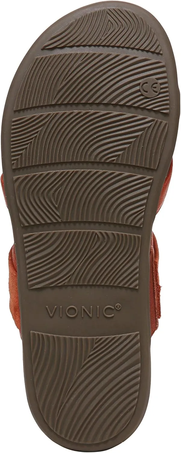Vionic Women's Copal Landyn Strappy Comfort Sandals- Supportive Comfortable Sandals That Includes a Concealed Orthotic Insole That Provides Arch Support, Stability, and Cushion, Sizes 5-12