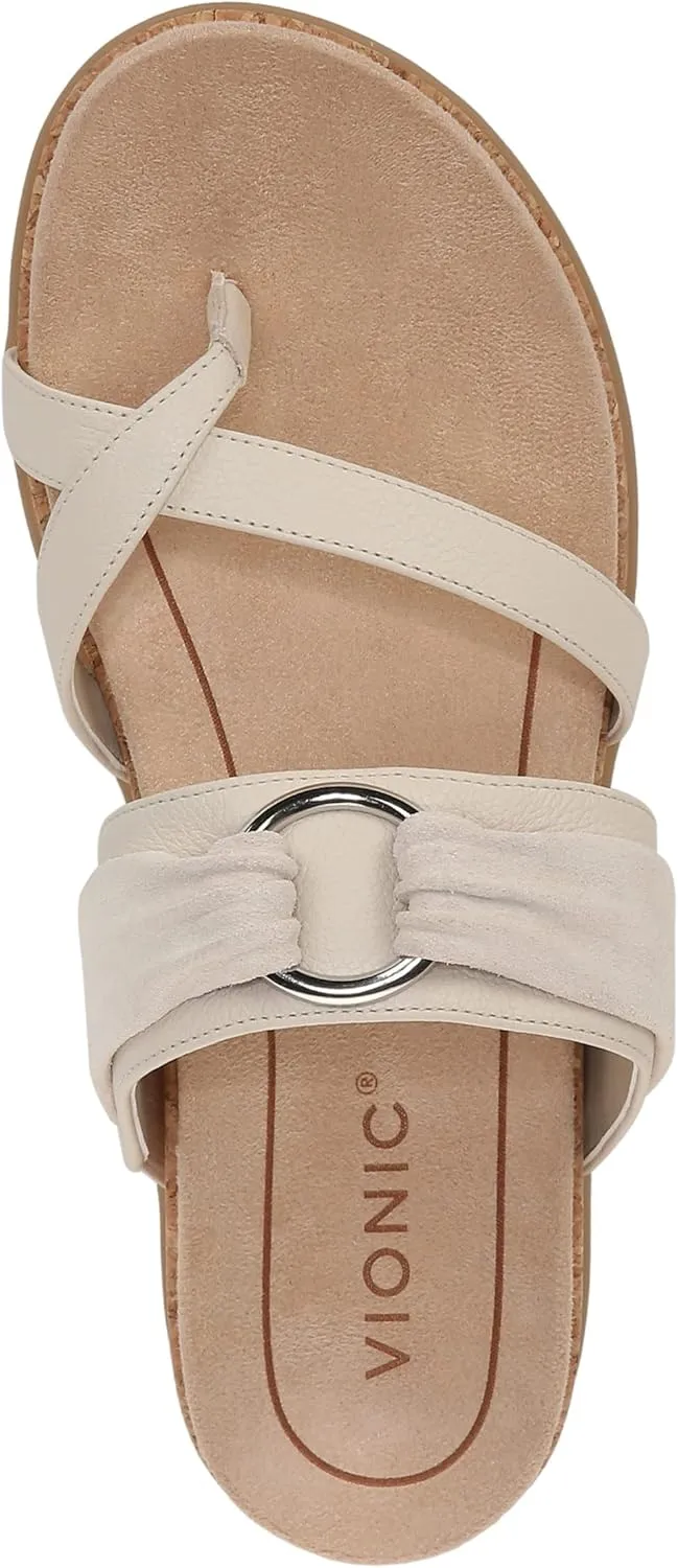 Vionic Women's Copal Landyn Strappy Comfort Sandals- Supportive Comfortable Sandals That Includes a Concealed Orthotic Insole That Provides Arch Support, Stability, and Cushion, Sizes 5-12