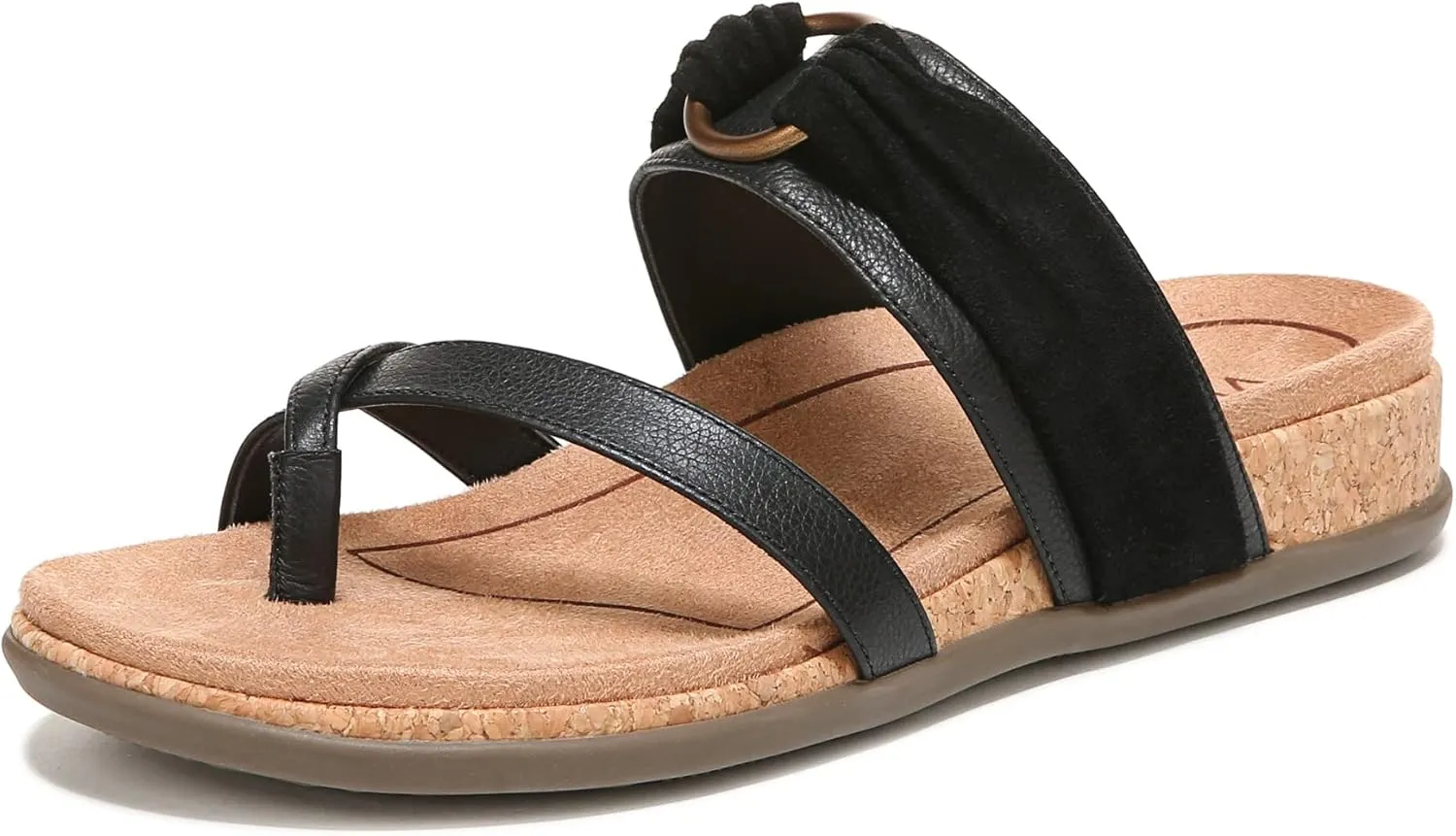 Vionic Women's Copal Landyn Strappy Comfort Sandals- Supportive Comfortable Sandals That Includes a Concealed Orthotic Insole That Provides Arch Support, Stability, and Cushion, Sizes 5-12