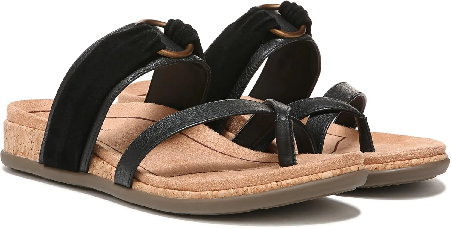 Vionic Women's Copal Landyn Strappy Comfort Sandals- Supportive Comfortable Sandals That Includes a Concealed Orthotic Insole That Provides Arch Support, Stability, and Cushion, Sizes 5-12