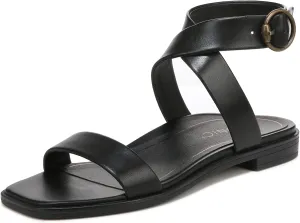 Vionic Women's Poppy Anaya Fashion Flat Sandal- Supportive Active Adjustable Sandals That Includes an Orthotic Insole and Cushioned Outsole for Arch Support, Medium Fit, Sizes 5-11