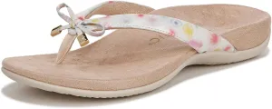Vionic Women's Rest Bella Toe Post Sandal- Supportive Ladies Orthotic Sandals that include Three Zone Comfort with Arch Support- Flip Flop for Ladies, Medium and Wide Width Size 5-12