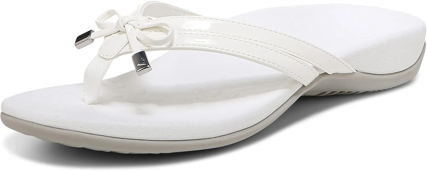 Vionic Women's Rest Bella X Flip Flop-Comfotable Slide On Toe Posts Sandals with Orthotic Insole Arch Support, Medium and Wide Widths, Sizes 5-11, Women's Sandals