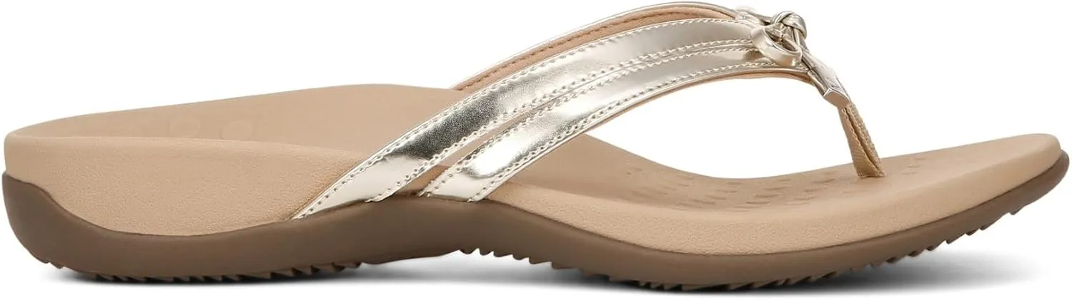 Vionic Women's Rest Bella X Flip Flop-Comfotable Slide On Toe Posts Sandals with Orthotic Insole Arch Support, Medium and Wide Widths, Sizes 5-11, Women's Sandals