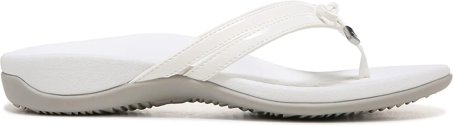 Vionic Women's Rest Bella X Flip Flop-Comfotable Slide On Toe Posts Sandals with Orthotic Insole Arch Support, Medium and Wide Widths, Sizes 5-11, Women's Sandals
