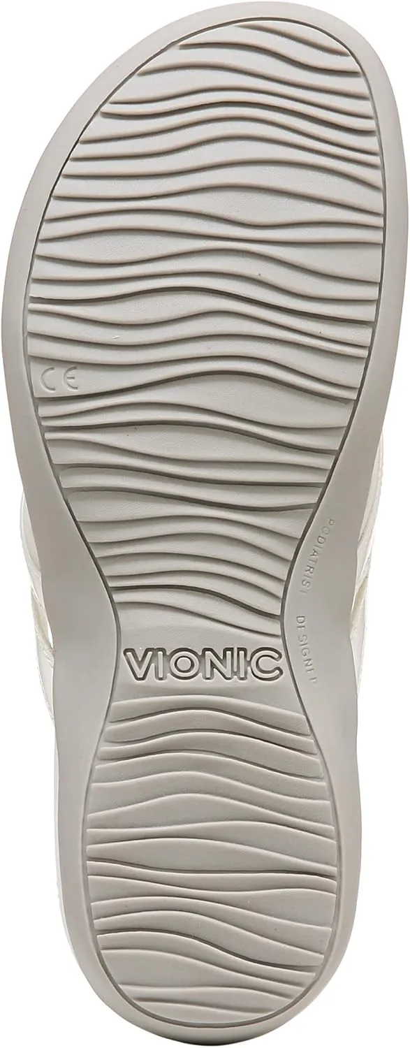 Vionic Women's Rest Bella X Flip Flop-Comfotable Slide On Toe Posts Sandals with Orthotic Insole Arch Support, Medium and Wide Widths, Sizes 5-11, Women's Sandals