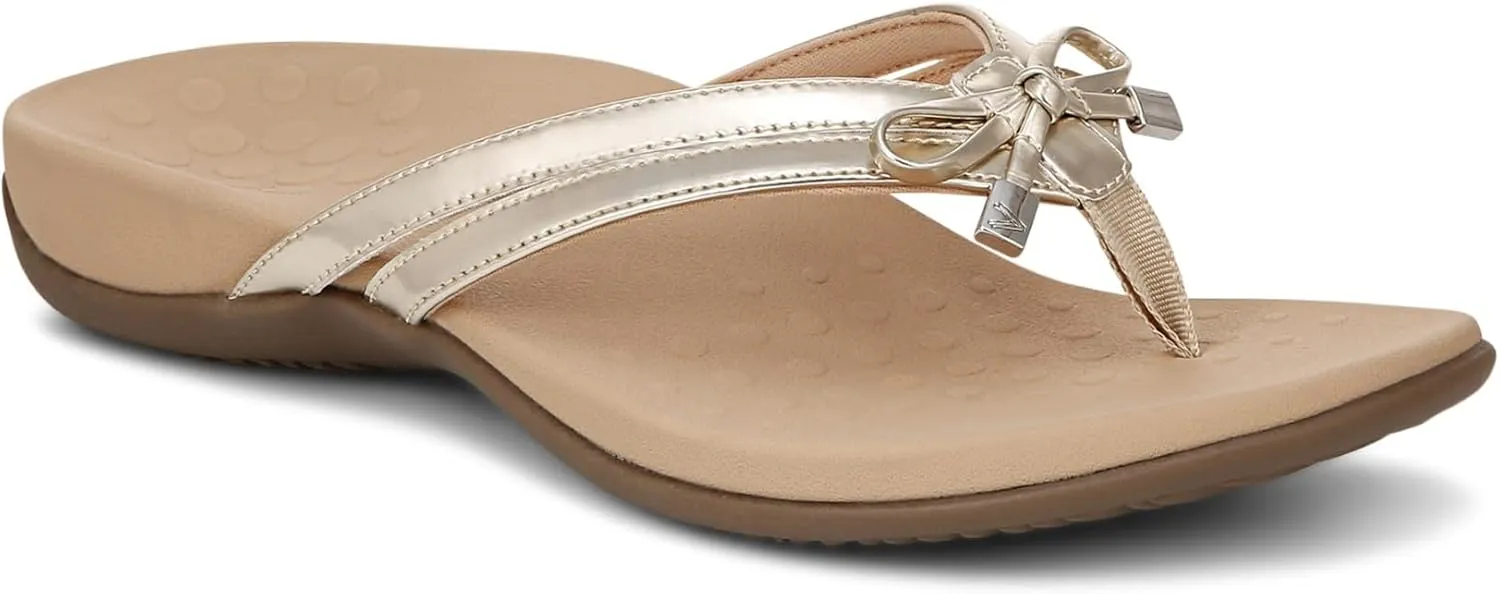 Vionic Women's Rest Bella X Flip Flop-Comfotable Slide On Toe Posts Sandals with Orthotic Insole Arch Support, Medium and Wide Widths, Sizes 5-11, Women's Sandals