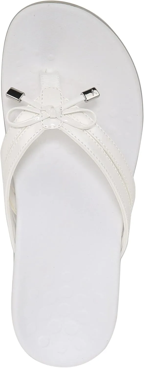 Vionic Women's Rest Bella X Flip Flop-Comfotable Slide On Toe Posts Sandals with Orthotic Insole Arch Support, Medium and Wide Widths, Sizes 5-11, Women's Sandals