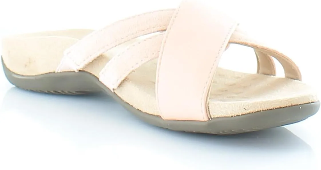 Vionic Women's Rest Zarie Slide Sandals- Supportive Sandals and Indoor/Outdoor Slip Ons That Includes an Orthotic Insole and Cushioned Outsole for Arch Support, Sizes 5-12