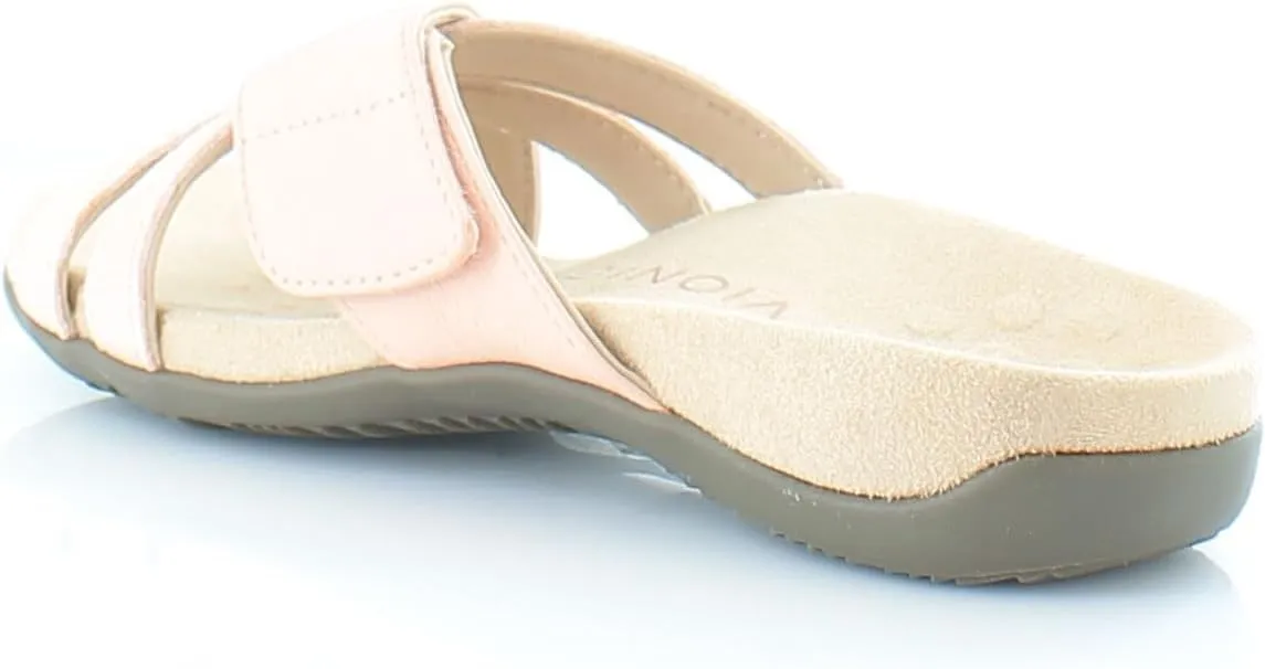Vionic Women's Rest Zarie Slide Sandals- Supportive Sandals and Indoor/Outdoor Slip Ons That Includes an Orthotic Insole and Cushioned Outsole for Arch Support, Sizes 5-12