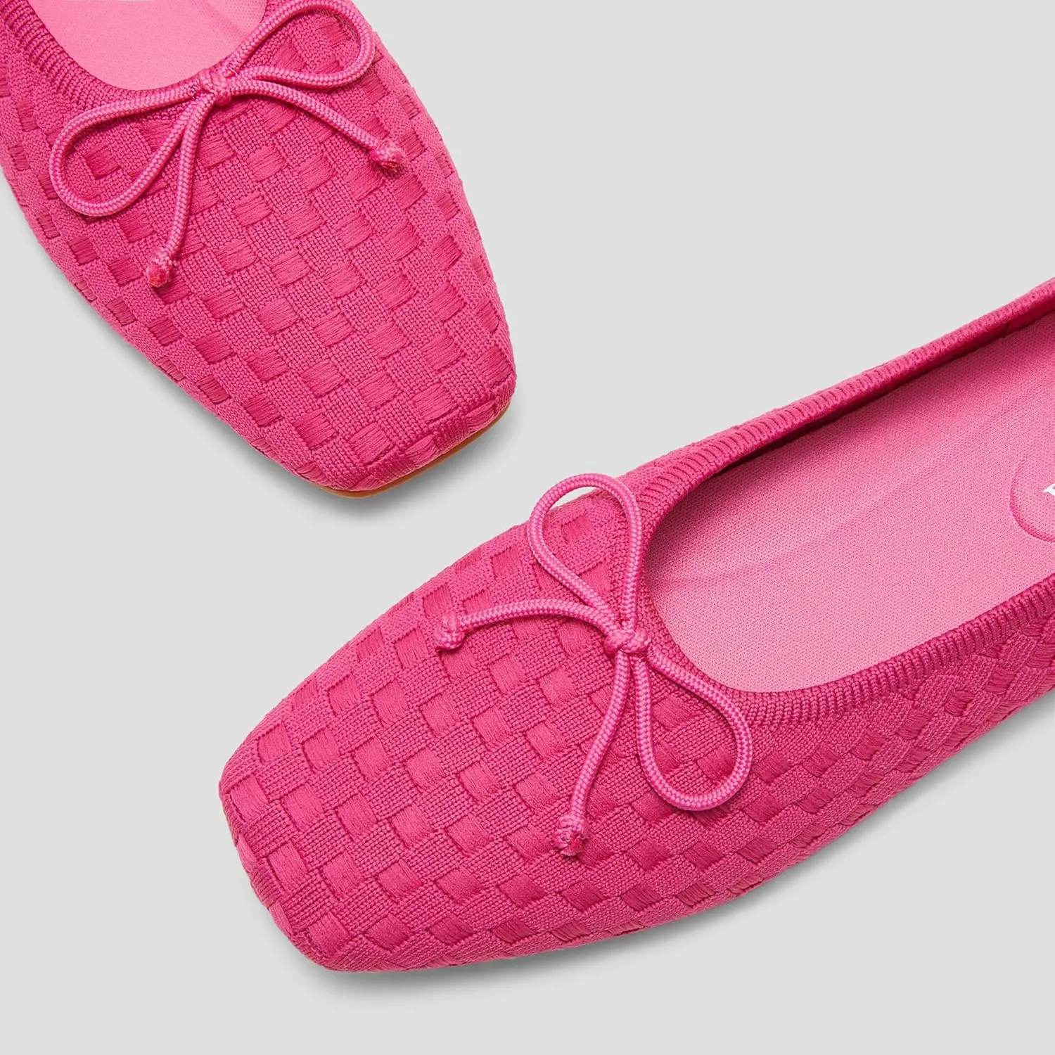 VIVAIA Margaret Women Ballerina Flat Shoes Slip on Square-Toe Washable Shoes Comfortable for Daily with Arch Support