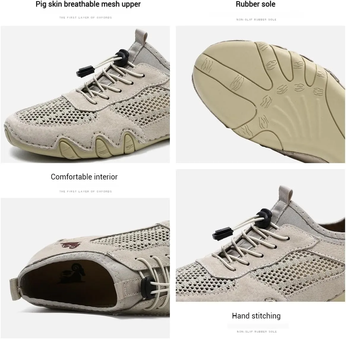 Vogany Shoes Men, Vogldeck 2.0 - Waterproof and Breathable Orthopedic Shoes, Vogany Orthopedic Sneakers Handmade Mesh Sandals