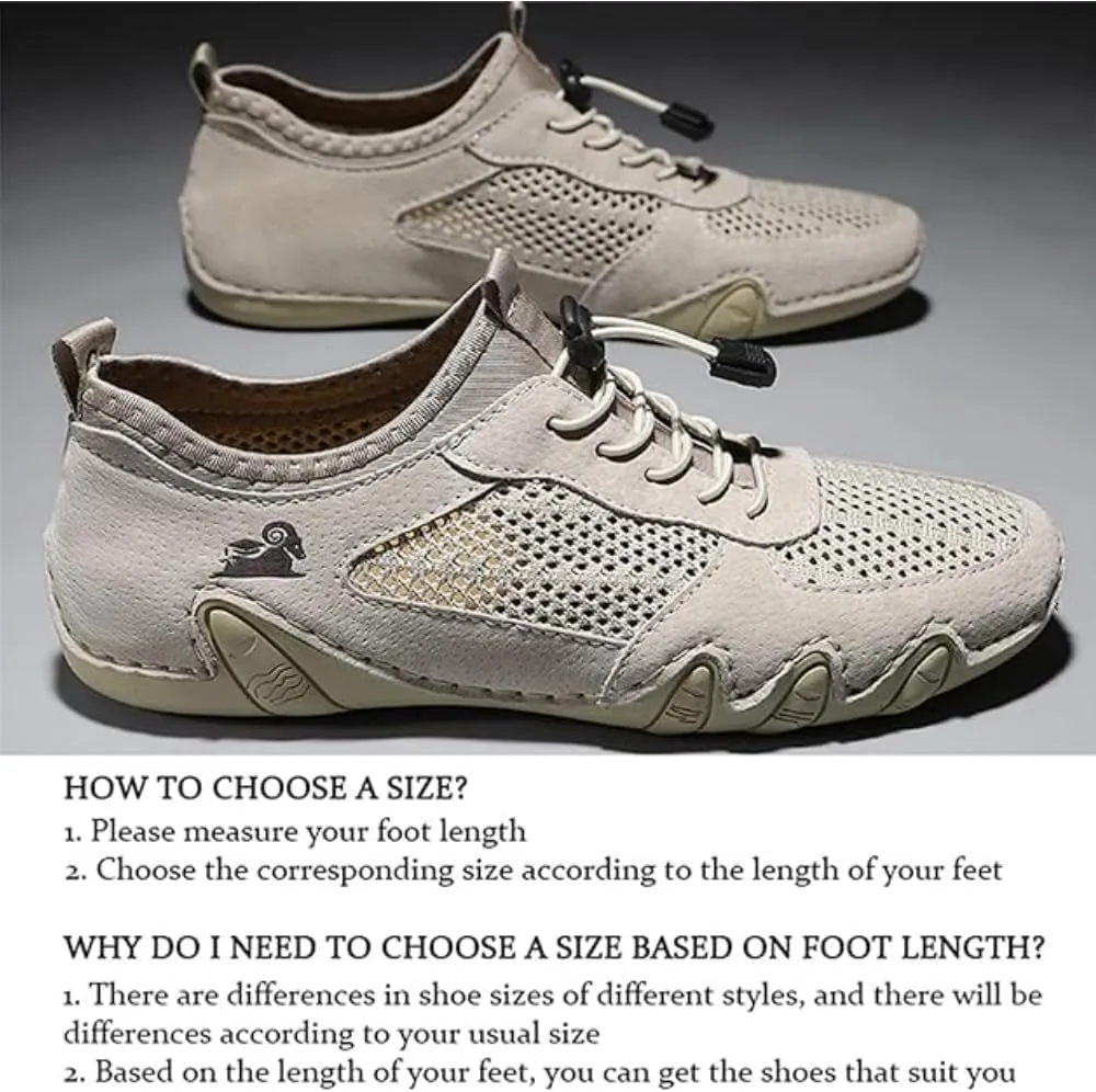 Vogany Shoes Men, Vogldeck 2.0 - Waterproof and Breathable Orthopedic Shoes, Vogany Orthopedic Sneakers Handmade Mesh Sandals