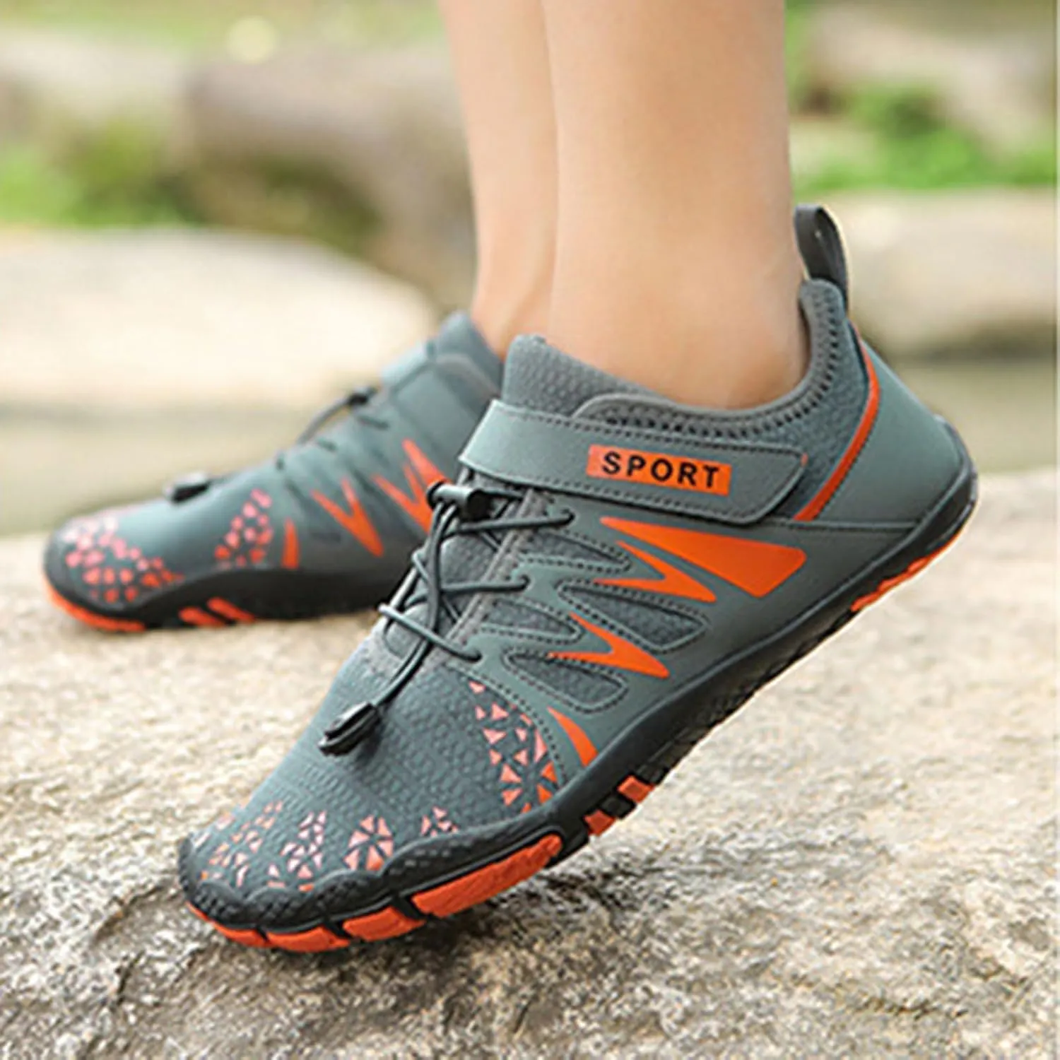 Water Shoes Men Size 9 Non Slip Athletic Footwear Wide Toe Water Shoes Hiking Men Womens Wide Water Shoes Footwear Wide Toe Water Shoes for Pool Hiking Training Outdoor Water Sports