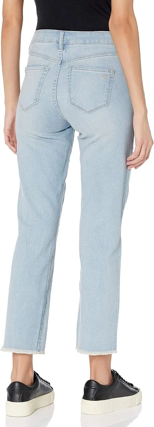William Rast Women's High Rise Slim Straight Jean