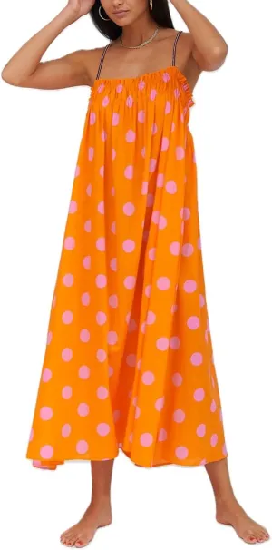 Women Bohemian Floral Maxi Dress Spaghetti Strap Backless Graphic Long Flowy Dress Summer Vacation Beach Sundress