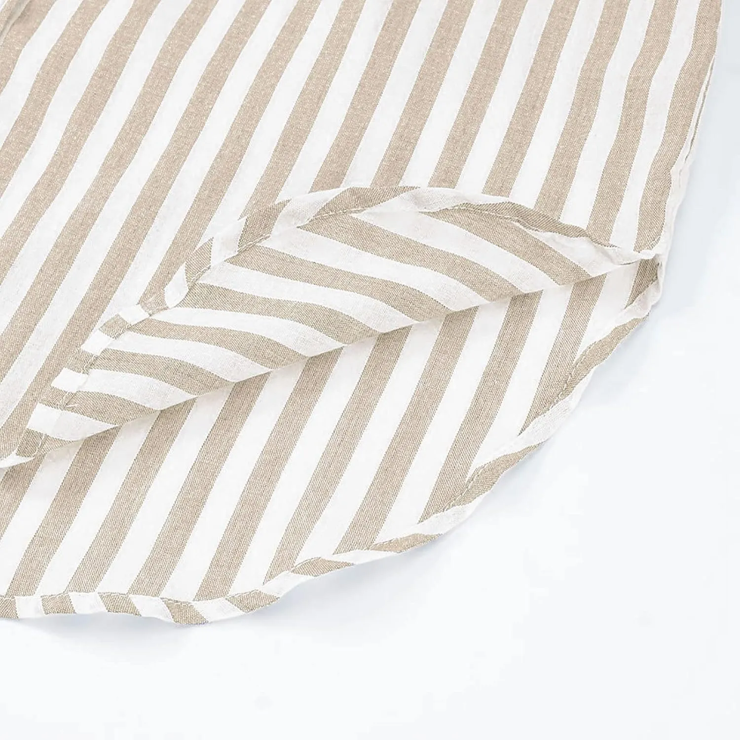 Women Striped Button Down Shirts Long Sleeve Dressy Casual Business Casual Work Tops Collared Front Pocket Blouses