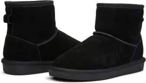 Women Winter Snow Boots Suede Mini Boots with Fur Lined Slip On Anti-Slip Comfort Ankle Boots for Women
