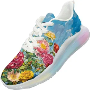 Women's Air Running Shoes Lightweight Air Cushion Sneakers Lace Up Non Slip Walking Shoes for Gym Workout SizeUS 6-11