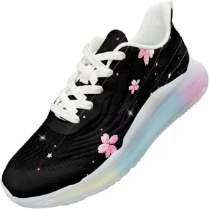 Women's Air Running Shoes Lightweight Air Cushion Sneakers Lace Up Non Slip Walking Shoes for Gym Workout SizeUS 6-11