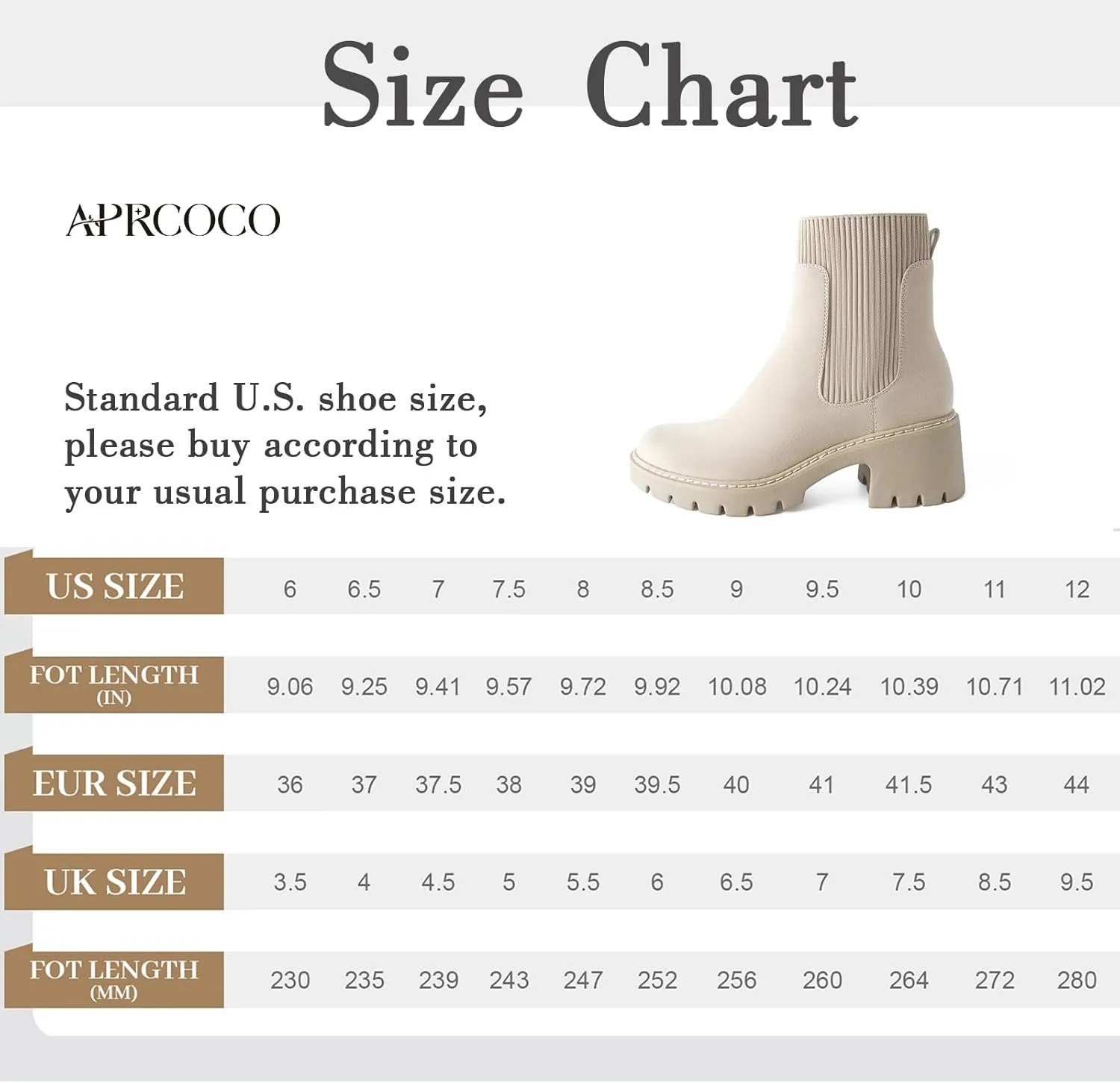 Women's Chelsea Boots Platform Elastic Zippers Chunky Heel Lug Sole Comfortable Slip On Booties for Women
