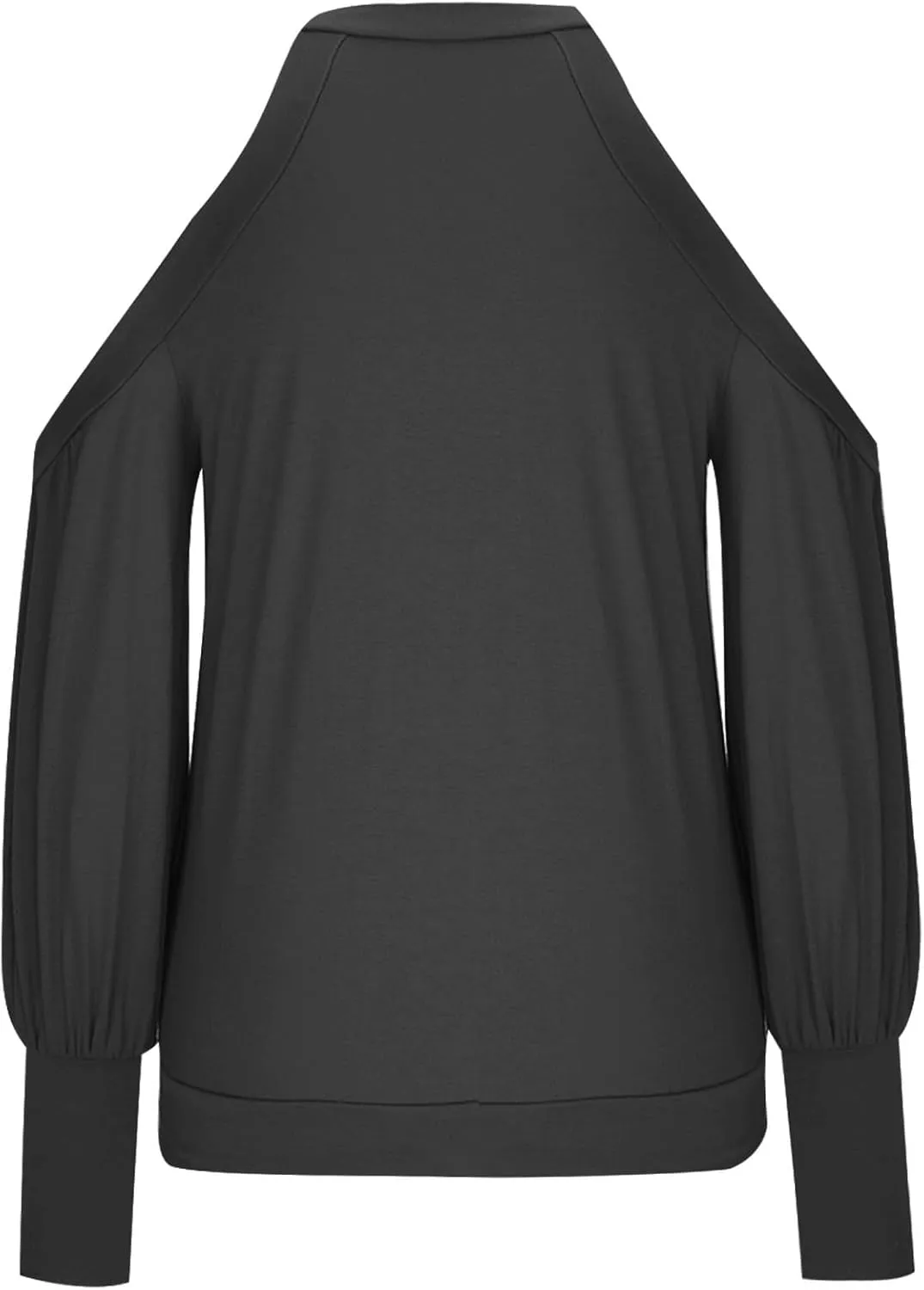 Women's Long Sleeve Tops Sexy Casual Cold Shoulder Tunic Shirts Wrap v Neck Halter Blouses Going Out